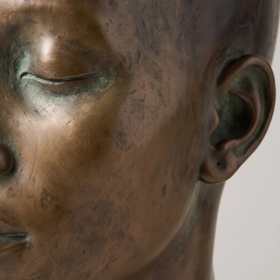 Head of a Listener, detail.