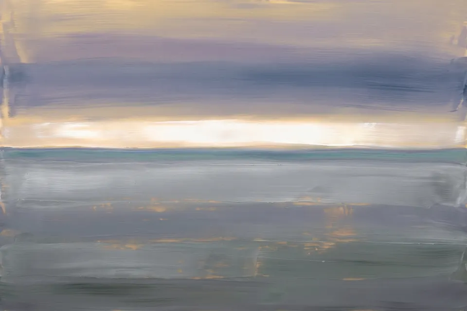 Kendu Bay, Noon, 2019. Oil on canvas.